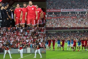 Samsunspor yeni stadna ilk adm at