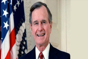 Eski ABD Bakan George H. W. Bush h