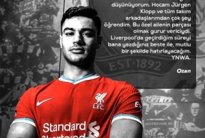 Ozan Kabak'tan Liverpool'a veda