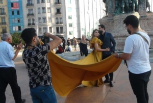 Taksim Meydan evlenecek olan yabanc iftlerin gzdesi oldu
