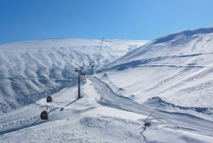 Sezon ald kayakseverler Erciyes'te bulutu