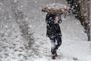 Kayseri'de kuvvetli kar ya uyars