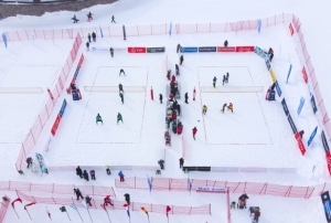 Kar Voleybolu Avrupa Kupas heyecan Erciyes'te balad