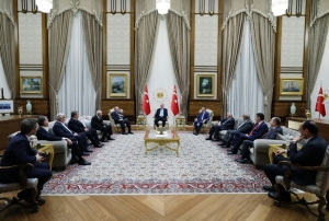 Cumhurbakan Erdoan, Liderlerle Toplant Yapt