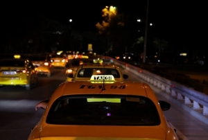 Taksiciler Yenikap'da Eylem Yapt