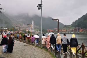 Trabzon'da turizm sezonunda dikkat eken art
