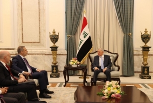  Dileri Bakan Fidan, Irak Cumhurbakan Reit ile grt