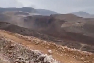 Erzincan'ın Madeninde Toprak Kayması
