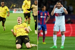 PSG ve B. Dortmund Yarı Finalde