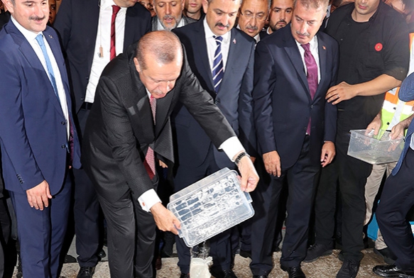 Cumhurbakan Erdoan vira bismillah dedi