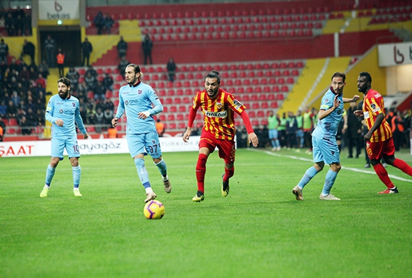 Trabzonspor ile Kayserispor 44.kez karlaacak