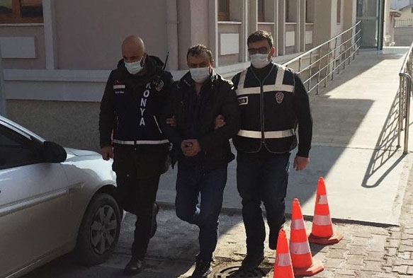 Konyadaki ifte cinayetin zanls tutukland