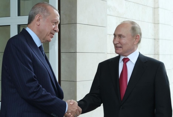 Cumhurbakan Erdoan ile Putin'in grmesi sona erdi