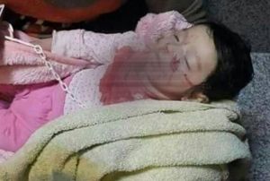 Cizrede atma ortasnda kalan 3 aylk bebek ile dedesi ld