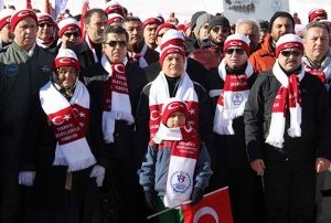Sarkam ehitleri Erciyes'te Anld