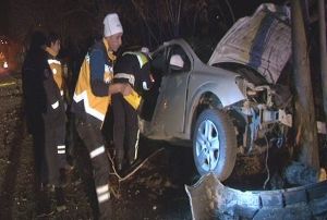 Kayseri'de trafik kazas: 1 l 3 yaral