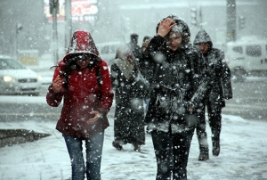 Kar ya Kayseri'de etkisini gste
