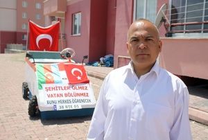 Kayseri'de hava ile alan ara retildi