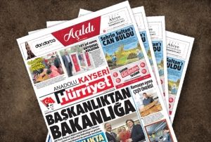 Hrriyet Kayseri gazetesi bayilerdeki yerini ald