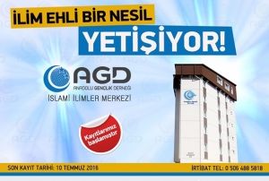 AGD lim Ehli Bir Nesil Yetitiriyor