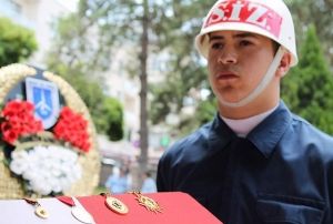 Almanyada hayatn kaybeden Kore Gazisi topraa verildi
