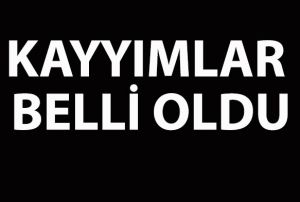 9 irkete atanan kayymlar belli oldu