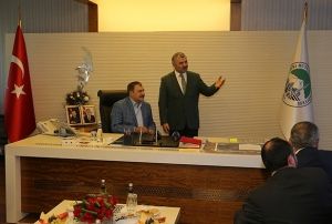 Erolu ve zhaseki Bakan elik'i Ziyaret Etti