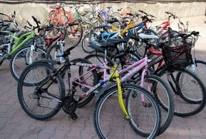 Polis alnt bisikletleri yakalad