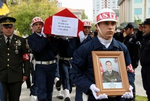 Kayserili ehit uzman avu son yolculuuna uurland