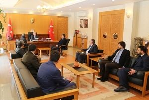 Vali Kam Kayserispor ynetimini kabul etti