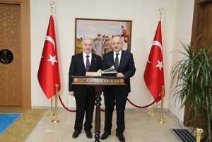 Mstear Ahmet Erdemden Vali Kamya Ziyaret