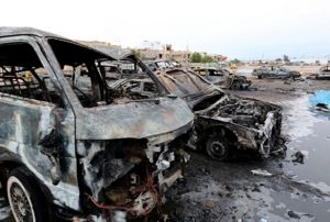 Badat'ta bombal ara saldrsnda 52 kii ld