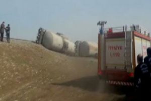 Diyarbakr'da trenin geii esnasnda patlama