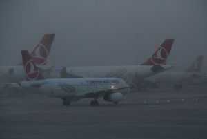 Hava ulamnda youn sisin olumsuz etkisi sryor