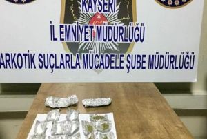 Kayseri'de uyuturucu operasyonu: 2 gzalt