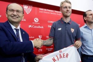 Kjaer, Sevilla'ya imzay att