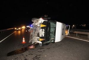 Trafik Kazas: 18 Yaral