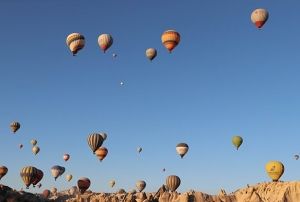  Bayramda turistlerin tercihi balon turlar oldu