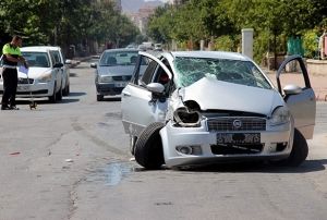 Kayseri'de trafik kazas: 1 yaral