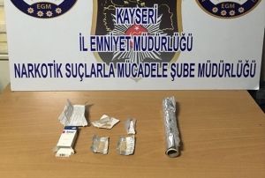 Kayseri'de uyuturucu operasyonu: 5 gzalt