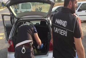 Kayseri'de narkotik uygulamas