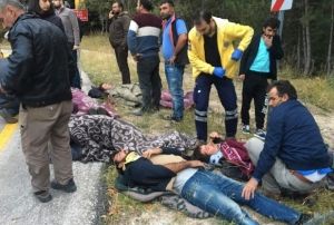 Uluda'da can pazar: 13 yaral