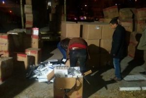 Kayseri-Malatya karayolunda kaak sigara operasyonu
