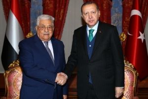 Cumhurbakan Erdoan, Filistin Devlet Bakan Abbas'la grt