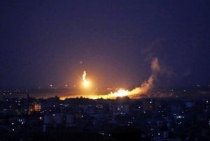 srail afakta Gazzeyi bombalad