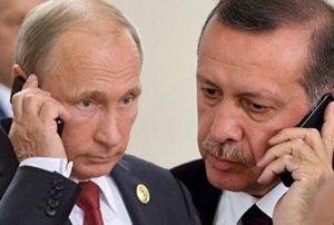 Cumhurbakan Erdoan, Putin ile grt!