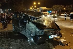 Trafik kazas: 3 yaral
