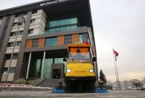 Melikgazi'de elektrikli sprge taksi hizmete girdi