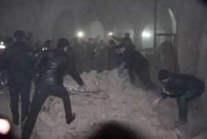 Kiliste camiye roketli saldr