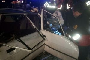  ki otomobil kafa kafaya arpt: 3 l, 1 yaral